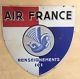 Plaque emaillee Air France, tres rare
