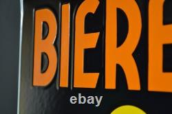 Plaque émaillée BIERE d' ORVAL trappistes enamel sign emailschild