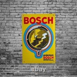 Plaque émaillée BOSCH projecteurs automobiles