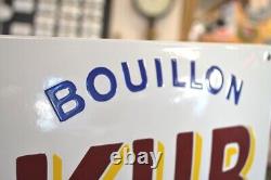 Plaque émaillée BOUILLON KUB - 4018 cm - enamel sign emaischild