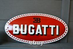 Plaque émaillée BUGATTI enamel sign emailschild