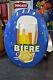 Plaque émaillée Bière Léon de bruxelles enamel sign emailschild