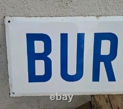 Plaque émaillée Bureaux train voie ferrée réseau ferroviaire enseigne