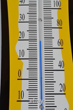 Plaque émaillée CINZANO thermomètre 75 cm enamel sign emailschild