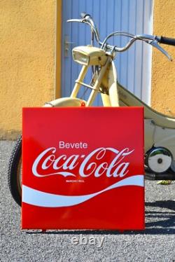 Plaque émaillée Coca-Cola boissons emailschild enamel sign