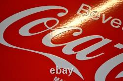 Plaque émaillée Coca-Cola boissons emailschild enamel sign