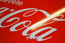 Plaque émaillée Coca-Cola boissons emailschild enamel sign