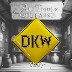 Plaque émaillée DKW automobiles et moto emailschild