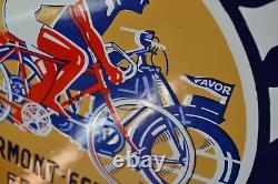 Plaque émaillée FAVOR motos et cycles enamel sign emailschild