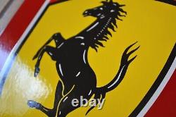 Plaque émaillée FERRARI automobile enamel sign emailschild ++ 9035 cm ++