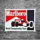 Plaque émaillée FORMULE 1 Marlboro F1
