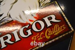 Plaque émaillée FRIGOR alimentaire chocolat enamel sign ++ 6040 cm ++