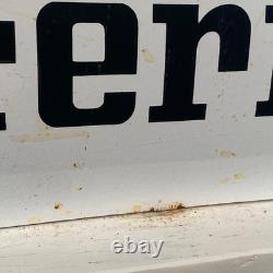 Plaque émaillée Ferrari 60x20cm (23,6x7,9) Grande enseigne