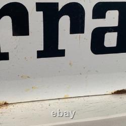 Plaque émaillée Ferrari 60x20cm (23,6x7,9) Grande enseigne