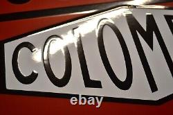 Plaque émaillée GOODRICH COLOMBES pneus enamel sign emailschild