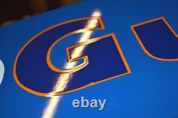 Plaque émaillée GULF huile automobile 60 cm