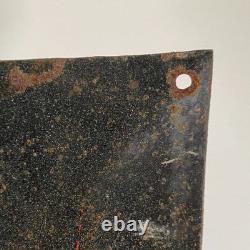 Plaque émaillée Goodrich 90x20cm (35,4x7,9) Ancienne enseigne pneus de