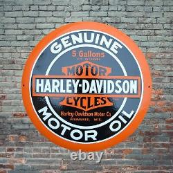 Plaque émaillée HARLEY-DAVIDSON 41 cm enamel sign emailschild