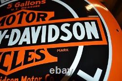 Plaque émaillée HARLEY-DAVIDSON 41 cm enamel sign emailschild