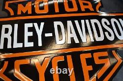 Plaque émaillée HARLEY-DAVIDSON moto enamel sign emailschild - 5535 cm