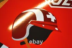 Plaque émaillée HEUER siffert automobile