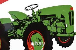 Plaque émaillée HOLDER service tracteur machine agricole enamel sign