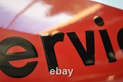 Plaque émaillée HOLDER service tracteur machine agricole enamel sign