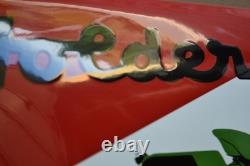 Plaque émaillée HOLDER service tracteur machine agricole enamel sign