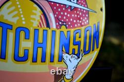 Plaque émaillée HUTCHINSON enamel sign emailschild