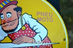 Plaque émaillée HUTCHINSON enamel sign emailschild