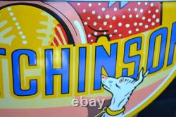 Plaque émaillée HUTCHINSON enamel sign emailschild