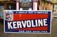 Plaque &eacute;maill&eacute;e KERVOLINE huile -1 m&egrave;tre- enamel sign emailschilder