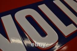 Plaque émaillée KERVOLINE huile -1 mètre- enamel sign emailschilder