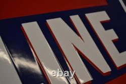 Plaque émaillée KERVOLINE huile -1 mètre- enamel sign emailschilder