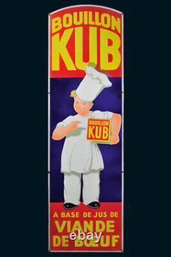 Plaque émaillée KUB MARMITON 1930