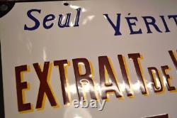 Plaque émaillée LIEBIG extrait de viande bouillon cuisine