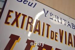 Plaque émaillée LIEBIG extrait de viande bouillon cuisine