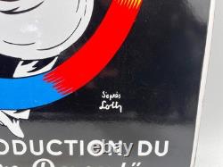 Plaque émaillée Les peintures Valor, Lott