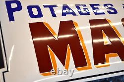 Plaque émaillée MAGGI potages bouillon enamel sign emailschild