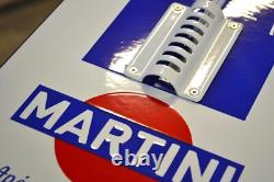 Plaque émaillée MARTINI apéritif thermomètre 75 cm enamel sign emailschild