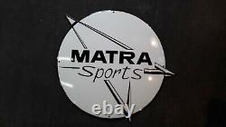Plaque émaillée MATRA sports automobiles ++ 50 cm ++ enamel sign emailshild