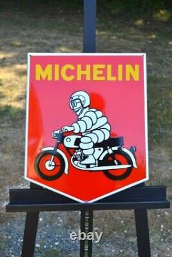 Plaque émaillée MICHELIN +++ 45372 cm +++ enamel sign