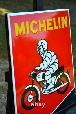 Plaque émaillée MICHELIN +++ 45372 cm +++ enamel sign