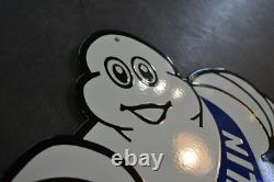 Plaque émaillée MICHELIN BIBENDUM enamel sign emailschild