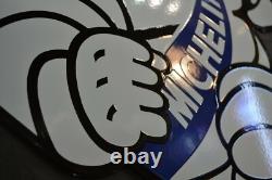 Plaque émaillée MICHELIN BIBENDUM enamel sign emailschild