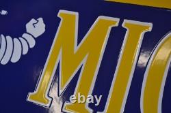 Plaque émaillée MICHELIN tires pneus service station enamel sign emailschild