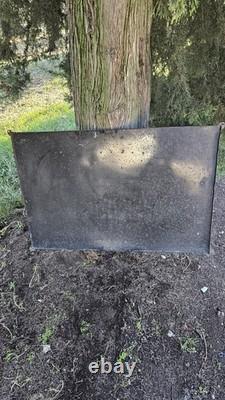 Plaque émaillée MOBILOIL 1937 Enamel Garage