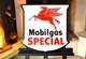 Plaque émaillée MOBILOIL MOBILGAS oil company ++4543 cm++ enamel sign