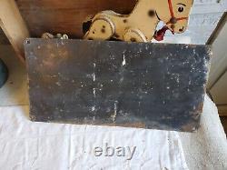 Plaque émaillée Machine A Traire Lorraine 40 x 19.8 cm