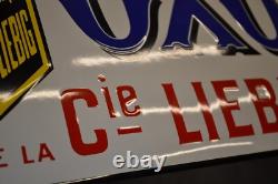 Plaque émaillée OXO liebig bouillon plaque alimentaire enamel sign